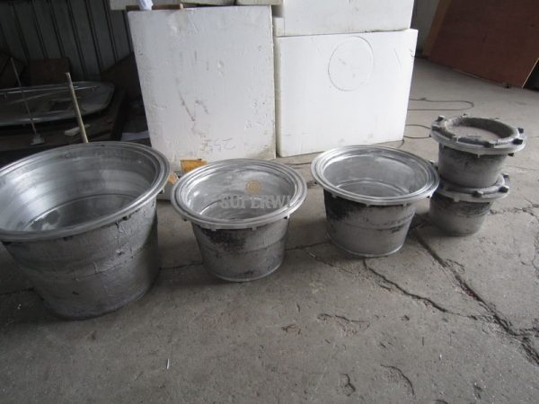 round flower pot mold