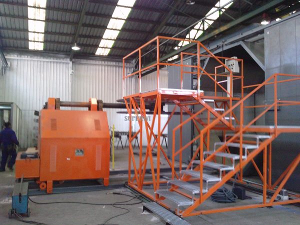 shuttle type oven machine