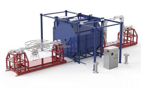 shuttle rotomoulding machine
